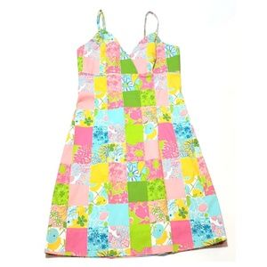 Lilly Pulitzer Rainbow Patch Dress Size 6
